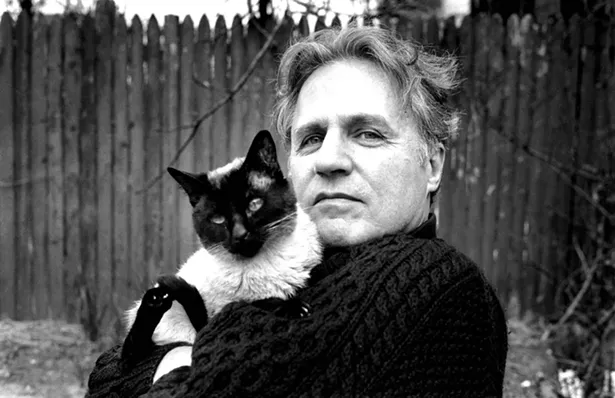 Gerard Malanga and his cat Archie