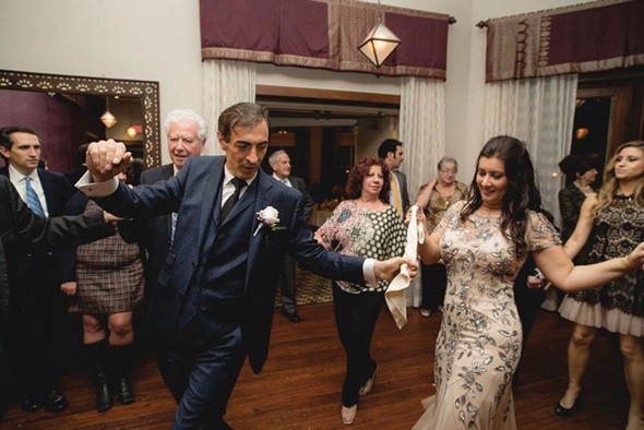 Greek wedding dancing at a reception at The Emerson in Mount Tremper. - MAGIC FLUTE PHOTO AND VIDEO