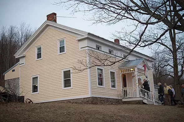 The modernized Heather Ridge farmhouse retains its 1820s looks and charms. - JIM MAXIMOWICZ