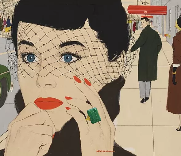 How Do You Love Me, gouache on illustration board, 1950 - MAC CONNER