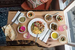 Chicken Kebab and Futur from Ziatun in Beacon - CHRISTINE ASHBURN