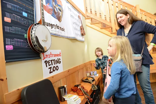 The Instrument Petting Zoo at the Winter Hoot - TANIA BARRICKLO