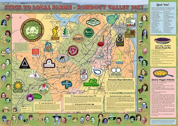 Maria Reidelbach's Stick to Local Farms map.