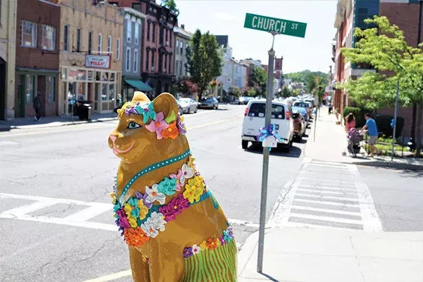 Catskill street scene. - JOHN GARAY