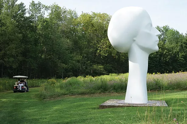 Victoria, 1991–2000, by Philip Grausman at The Fields Sculpture Park at OMI International Arts Center in Ghent. - JOHN GARAY