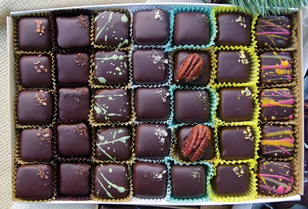 Bulk Caramel Chocolate Box by Lagusta's Luscious and Lagusta's Commissary in New Paltz.