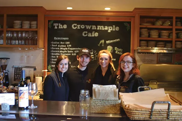 The Crown Maple cafe and store team. - BRIAN BERUSCH