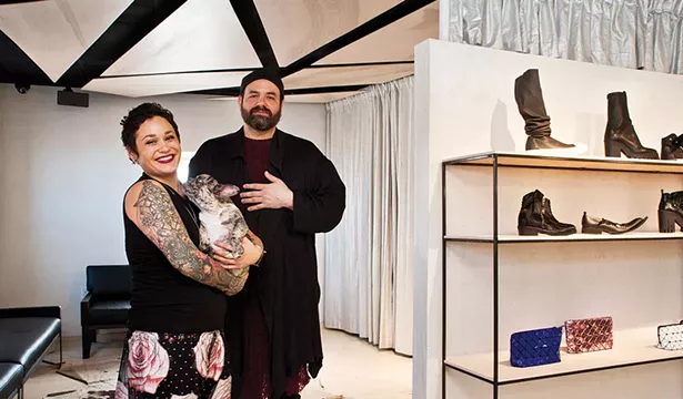 Kasuri owner Layla Kalin and creative director Jonathan Osofsky.