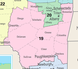 New York’s 19th district encompasses the upper Hudson Valley, the Catskills and parts of Central New York and the Capital Region. - US GEOLOGICAL SURVEY