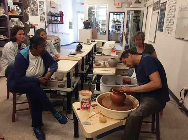 Teapot workshop at Mid-Hudson Heritage Center in Poughkeepsie.