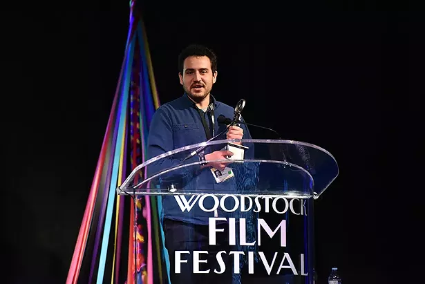 29-year-old director Alex Moratto - PHOTO BY JOHN MAZLISH, COURTESY OF WOODSTOCK FILM FESTIVAL.