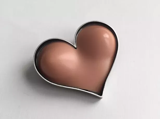 Bust Heart Pin by Margaux Lange