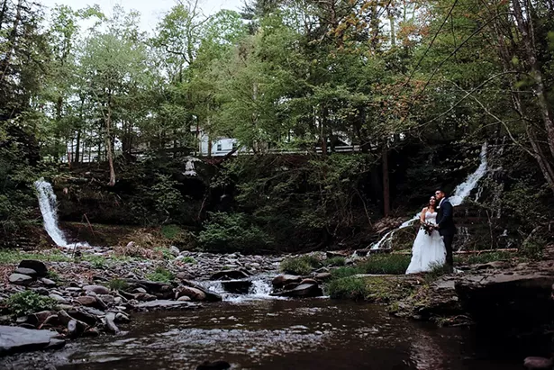 Waterfalls at the Glens Falls House in Round Top. - PHOTO BY SAMANTHA JUNE ARIUS PHOTOGRAPHY
