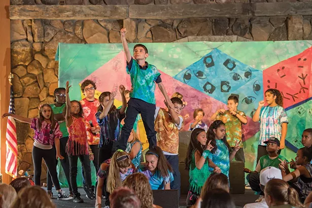 Children participating in a PLAY program at Bethel Woods.