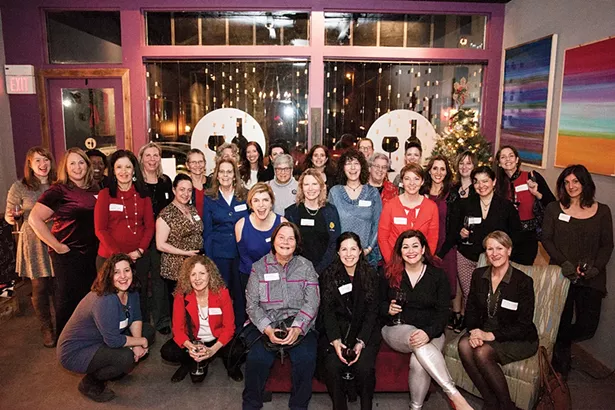 Hudson Valley Women in Business celebrating at Oak Vino Wine Bar in Beacon. - PHOTO: JACPFEF PHOTOGRAPHY