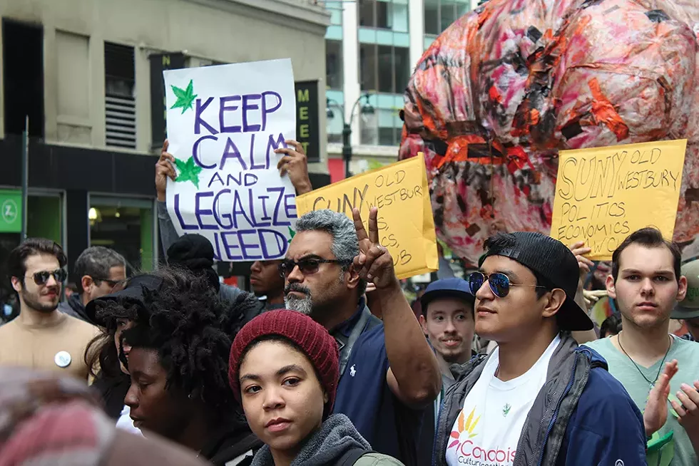New York City Cannabis Parade. - PHOTO: JACOB PLOWDEN