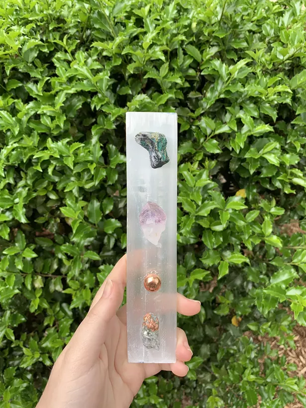 As a self-proclaimed "crystal junkie," Llewellyn says she will "source specimens from around the world and create Bespoke Totems and Rituals for those who need them." - MAJESTIC HUDSON LIFESTYLE