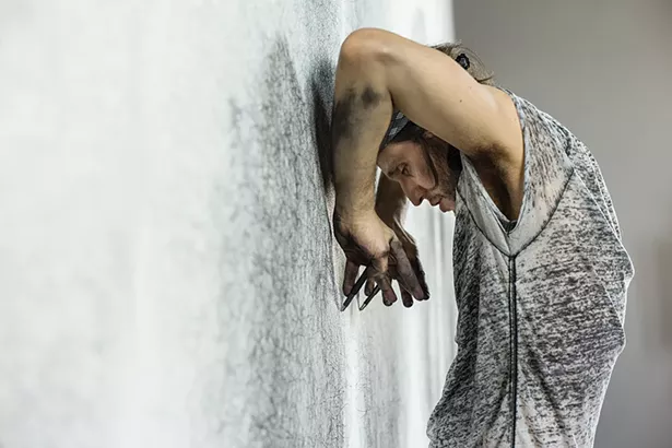 Tony Orrico performs at The Hudson Eye. - PHOTO: JAKUB WITTCHEN