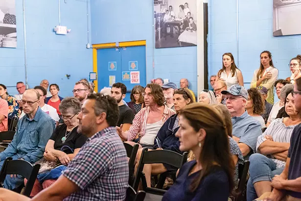 The captivated audience listens to the panel of experts. - PHOTO: ANNA SIROTA