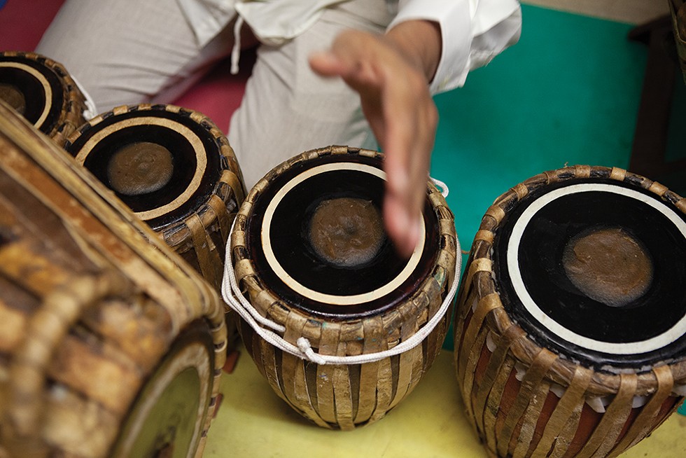 This beautiful, ancient instrument, known as the pat waing, comes from Burma. - PHOTO: FIONN REILLY