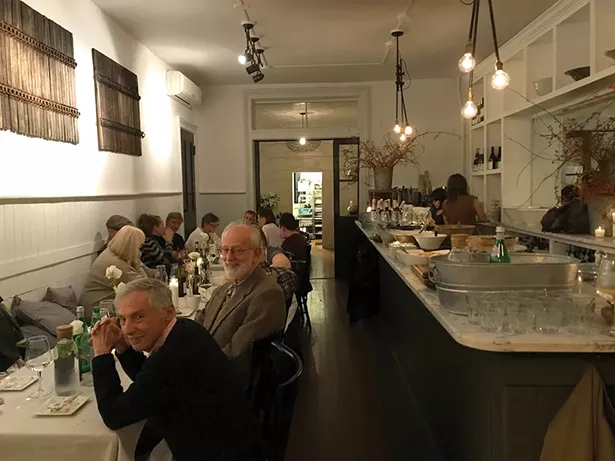 The dining room at Home/Made Hudson.