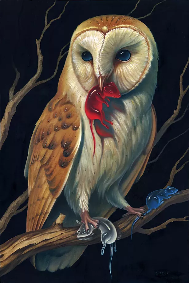 The Patriot, oil on wood, 2017, Talon Gallery Show
