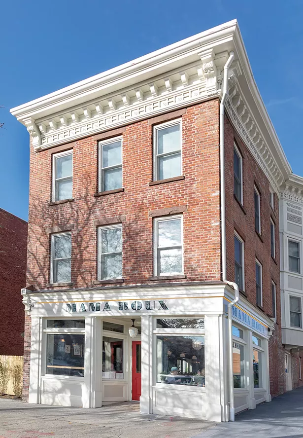 The historic building housing Mama Roux - PHOTO: ANN STRATTON