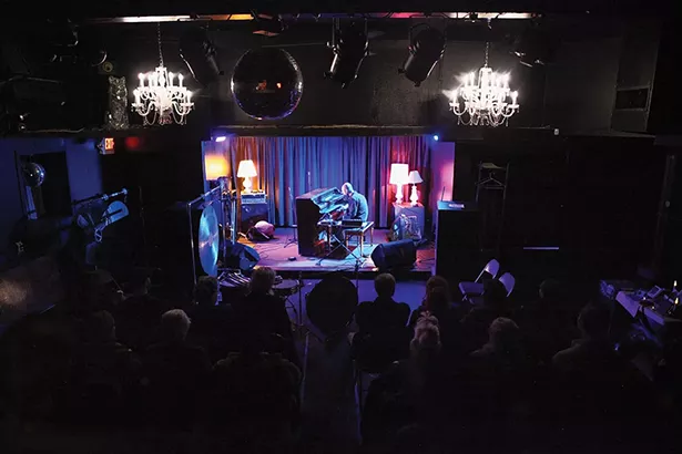 Marck Trecka performs at the Avalon Lounge on November 14, opening for avant-garde sound artist and percussionist Tatsuya Nakatani. - PHOTO: NIVA DORELL