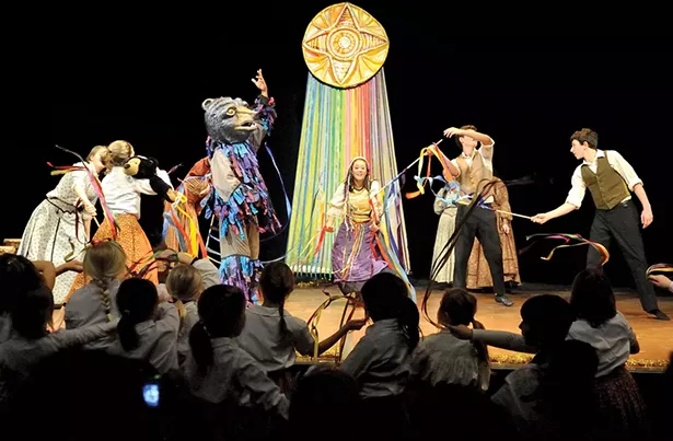 Lucia and The Bear. - PHOTO: SONAM ZOKSANG