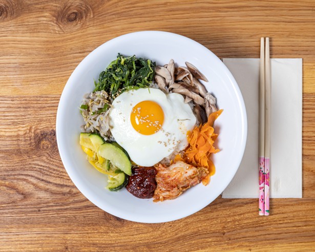 Traditional Korean fare is the specialty of resident chef Annie. - ALON KOPPEL