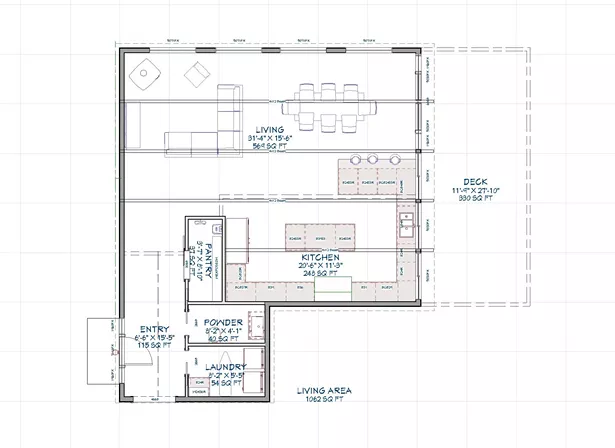 Sample floorplan - ATLANTIC CUSTOM HOMES