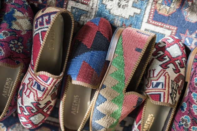 Artemis Design Co. Brings Handcrafted Kilim Shoes to Hudson