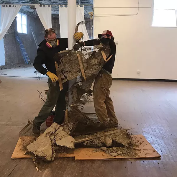 Collaboration between Scott Fellows, David Wagner, and Jennifer Hicks. - PHOTO BY JENNIFER HICKS