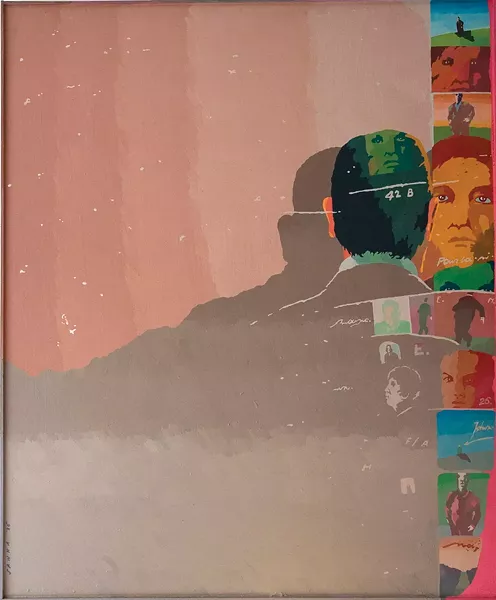 The Memory, acrylic on Masonite, 48” x 40”,1986. - PHOTO: AMANDA SCHWEITZER