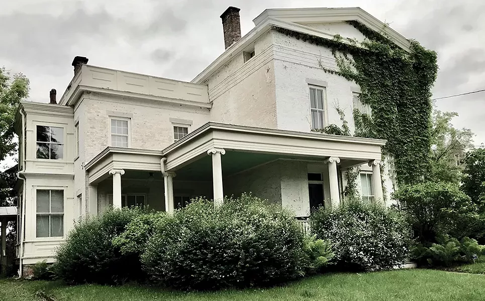 Carol McCranie and Javier Magri's 4,500-square-foot home was built in the 1840s by prominent Hudson attorney Nathan Chamberlain.