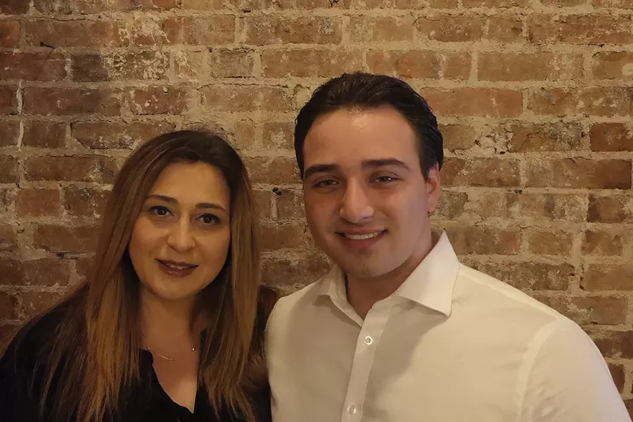 Josephine and James Bruzzese in their Brooklyn home in late May. Second-year medical student James Bruzzese reached out to his mentor, Dr. Richard Horowitz of Hyde Park, to help cure his mother’s bout with COVID-19 by nontraditional means.