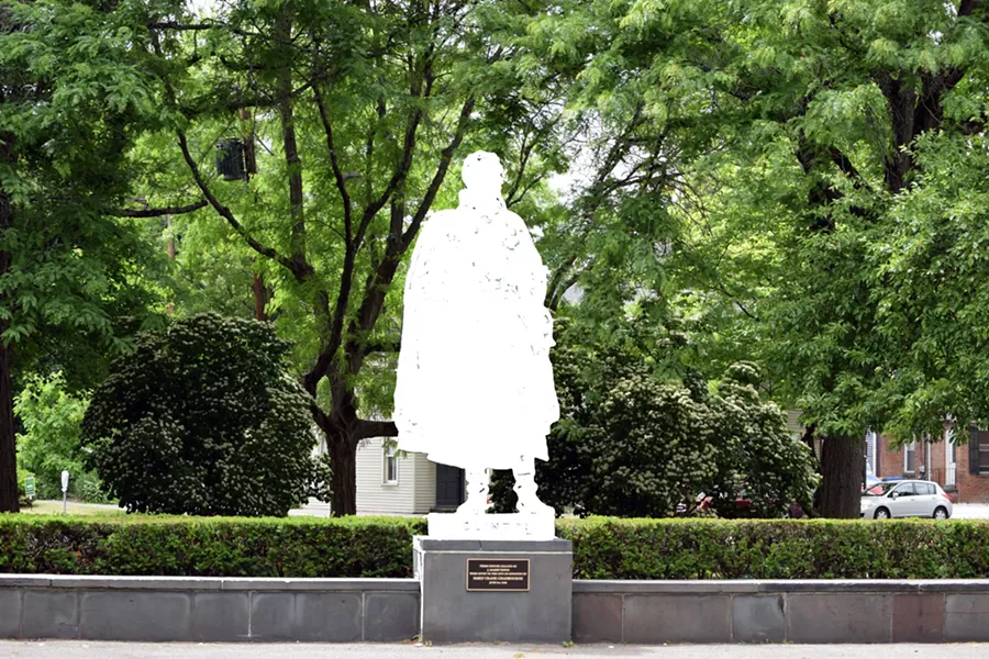 A reimagined Academy Green, sans statues. - FRANCES CATHRYN