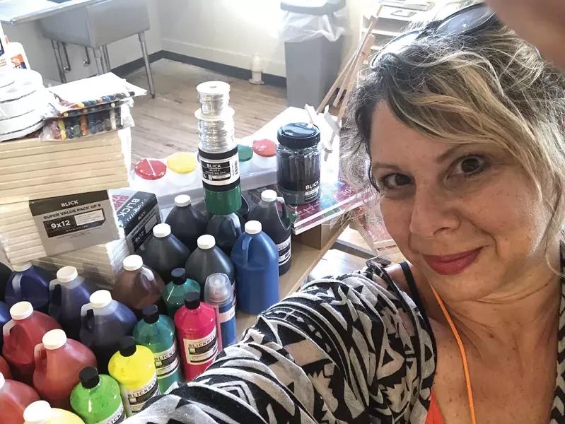 Supportive Arts Instructor Jillian Rahm.