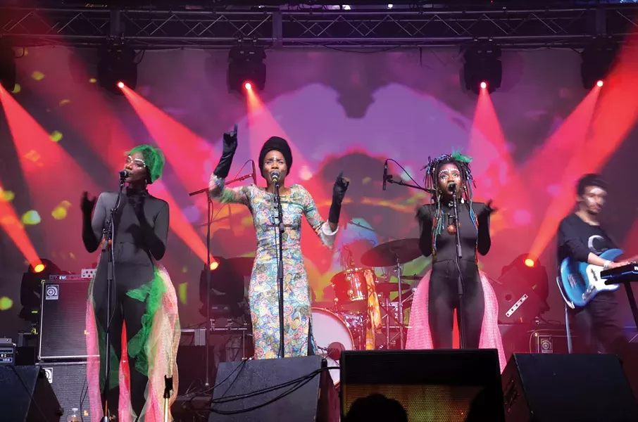 Lady Moon and the Eclipse at the 2019 O+ Festival at BSP in Kingston