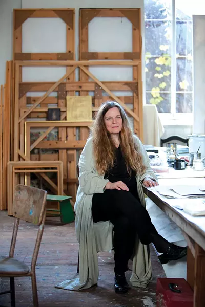 Julie Hedrick, Kingston Distinguished Artist Awardee and Kingston Annual 2020 curator. - PORTRAIT BY ROBIN HOLLAND