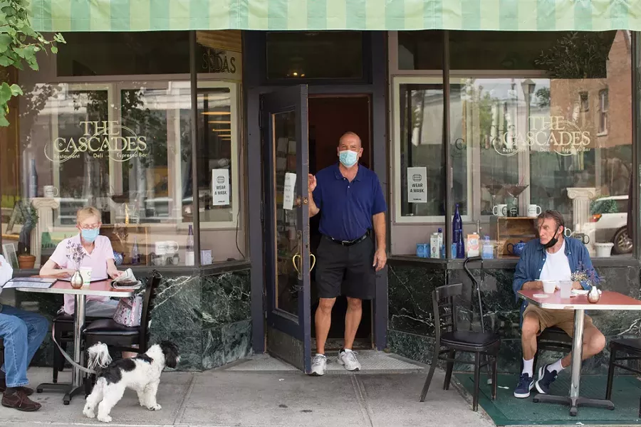 Bob Lucke, owner of Cascades a long-time favorite restaurant of locals. - PHOTO BY ANGELINA DREEM