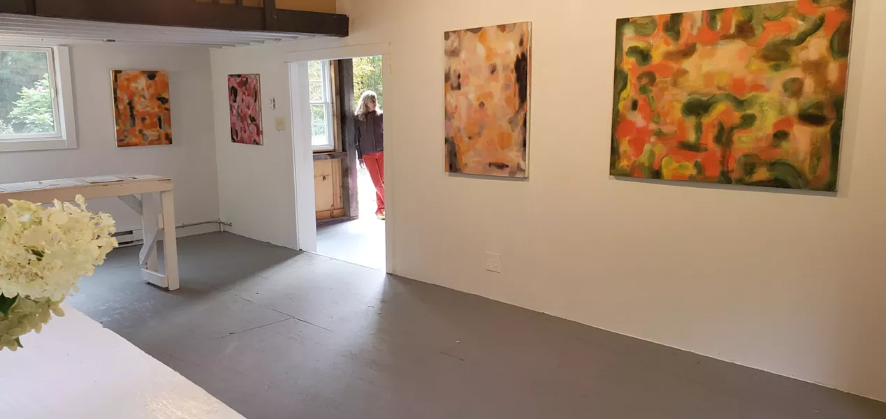 The latest private show in the barn: "Selected Works, 2016 - 2019, Marilyn Gold"