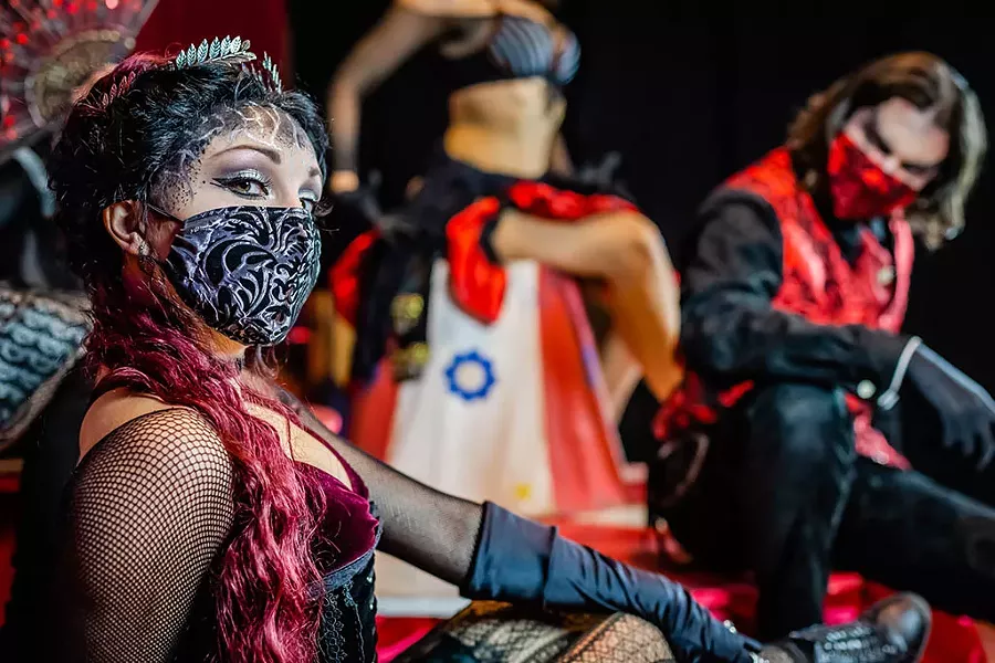 Orlando-based troupe Phantasmagoria's long-running, critically acclaimed, macabre show "Plague Tales" is available to stream this weekend via Bridge Street Theater. - PHANTASMAGORIA