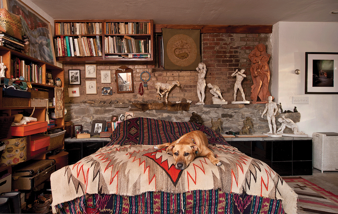Chai Wallah in the bedroom. - DEBORAH DEGRAFFENREID