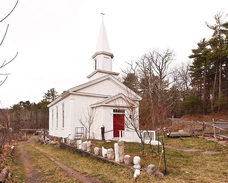 The exterior of the "Stolen Church of Glenford" - DEBORAH DEGRAFFENREID