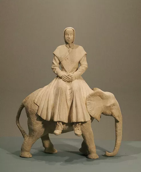 "Knowing's Wife," Tricia Cline, 17" x 11" x 18", 2015