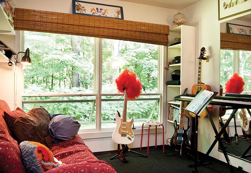 Wacksman's room has evolved from toy trains and Lego's into a music studio. "I'm sure the guitar will figure into his life's work or life's play in some capacity - DEBORAH DEGRAFFENRIED