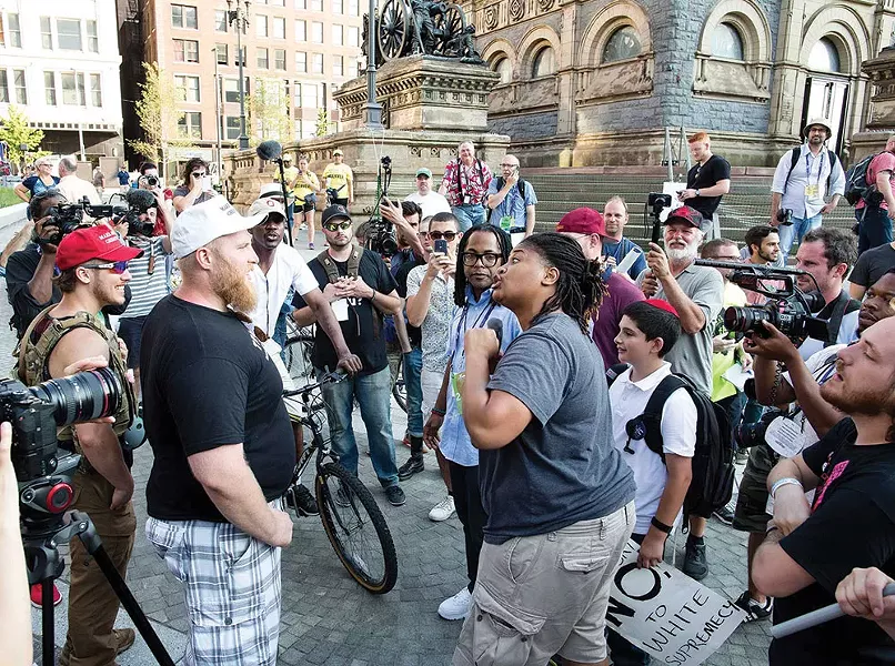 Black Lives Matter debated Blue Lives Matter. Our democratic experiment is alive and well after 240 years. - FRANK SPINELLI