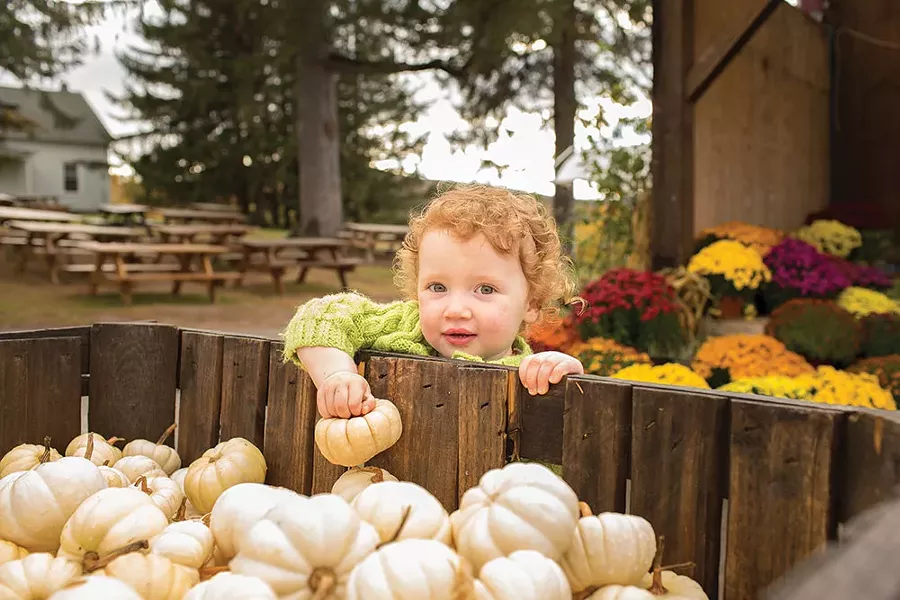 Molly Campbell sampling the wares at Fishkill Farms - FRANCO VOGT