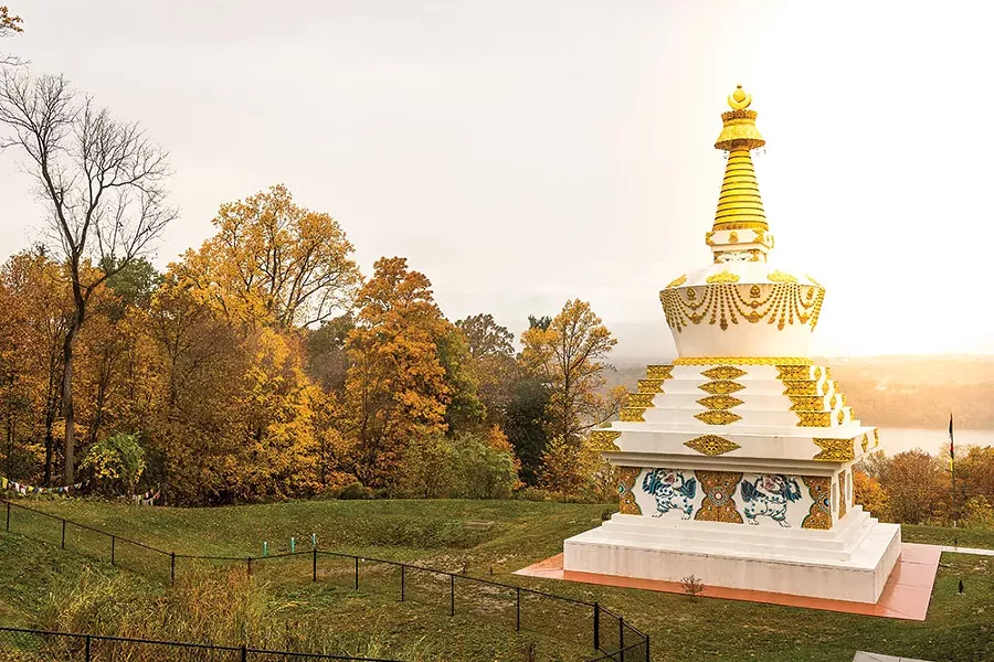 Kagyu Thubten Choling Monastery and Retreat Center in Wappingers Falls has been visited twice by the Dalai Lama - FRANCO VOGT